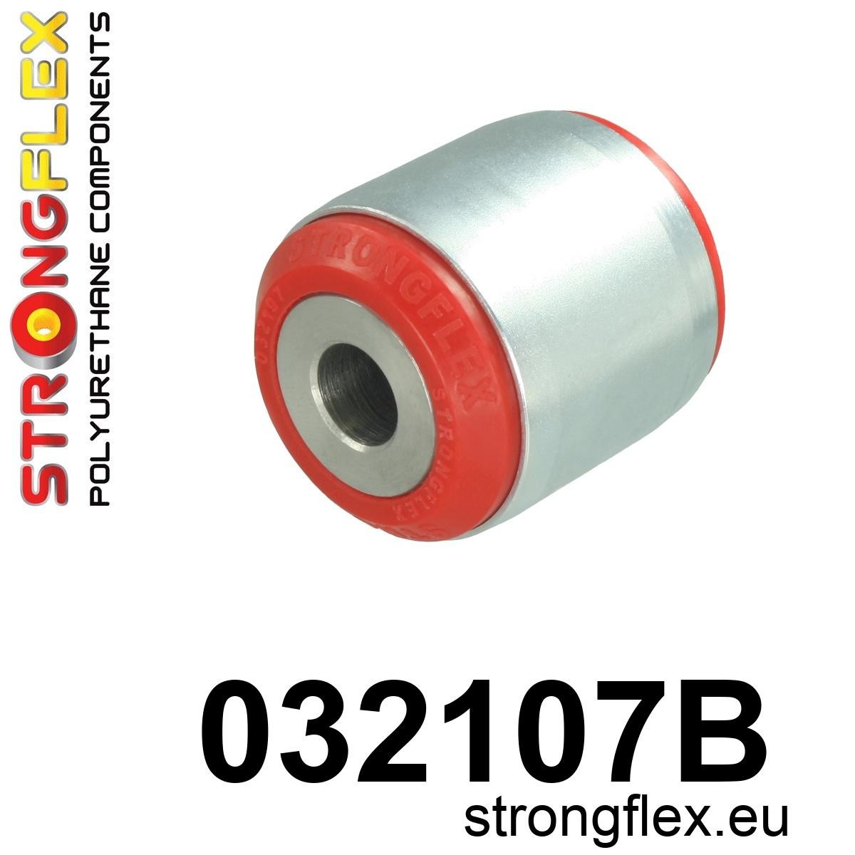 Strongflex Mini Achteras bovenste draagarm – outside rubber – 032107BX ZWART 2 Strongflex Mini Achteras bovenste draagarm – outside rubber – 032107BX ZWART – Bild 2
