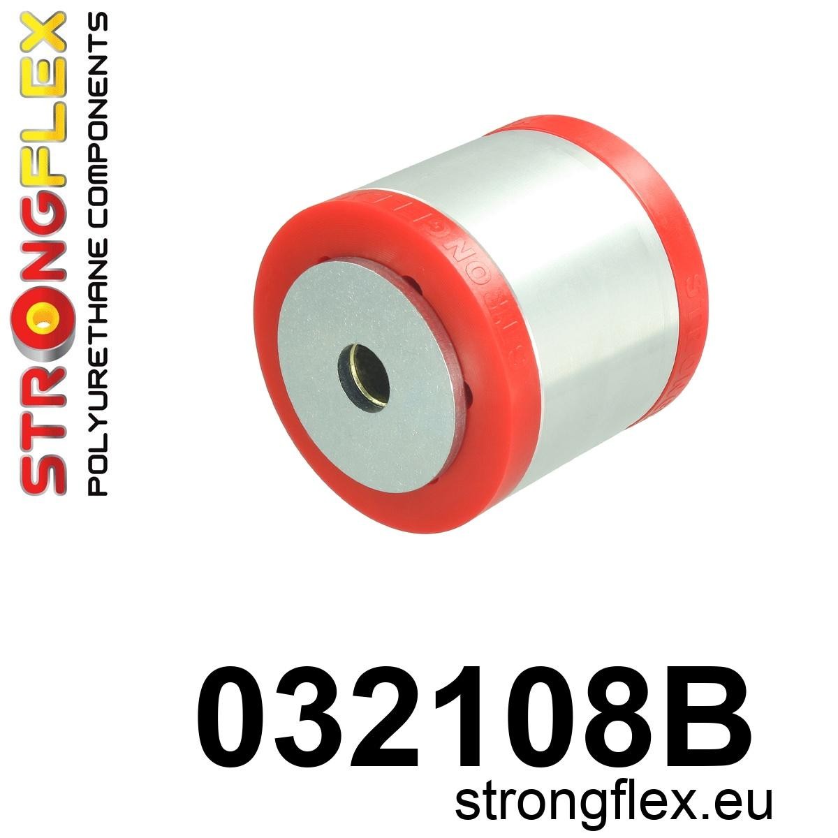 Strongflex Mini Achterste differentieel steun - voorste rubber – 032108B 1 Strongflex Mini Achterste differentieel steun - voorste rubber – 032108B