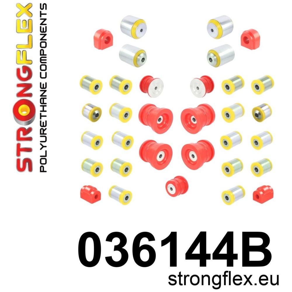 Strongflex BMW Complete polyurethane suspension bush kit – 036144B