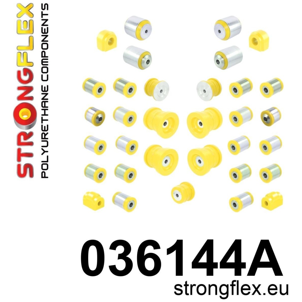 Strongflex Bmw Complete polyurethaan ophangrubberset SPORT – 036144A