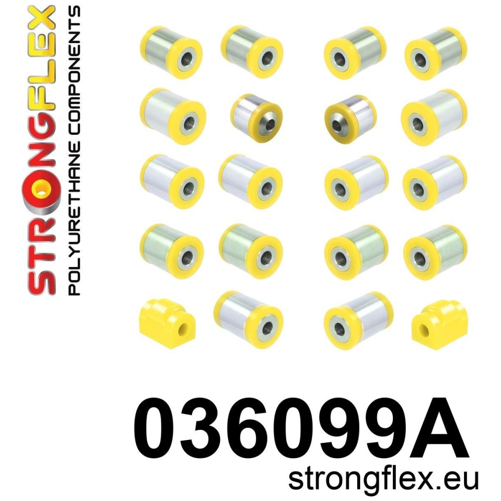 Strongflex Toyota Achterste ophangrubberset SPORT – 036099A