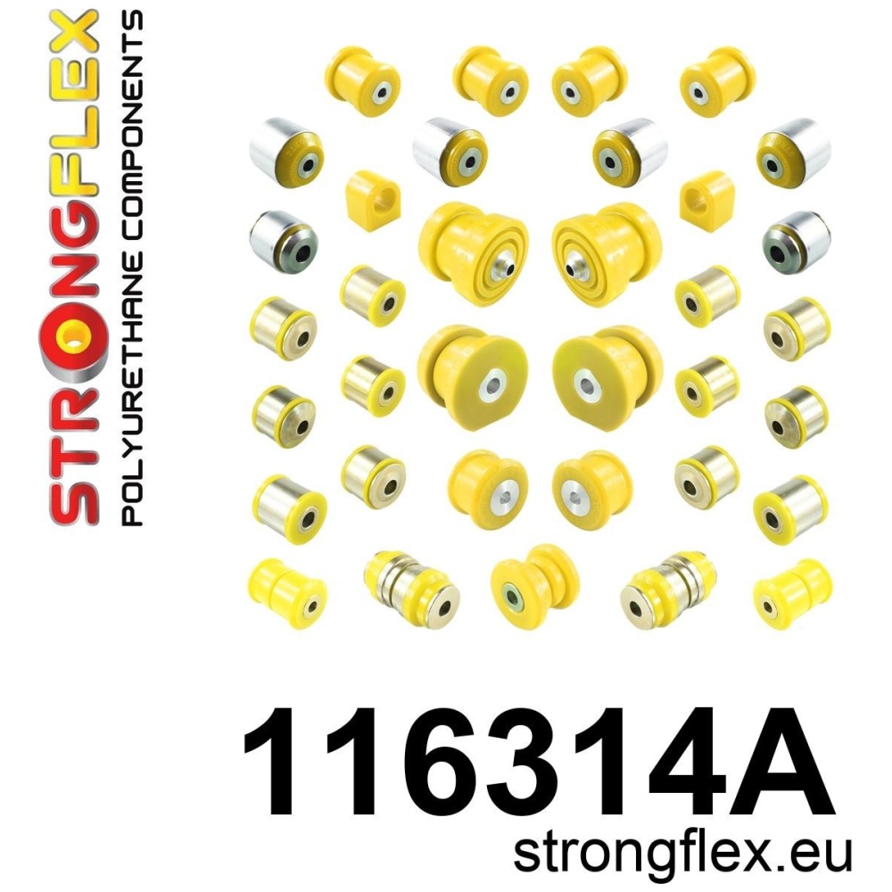 Strongflex Mercedes Complete ophangrubberset SPORT – 116314A