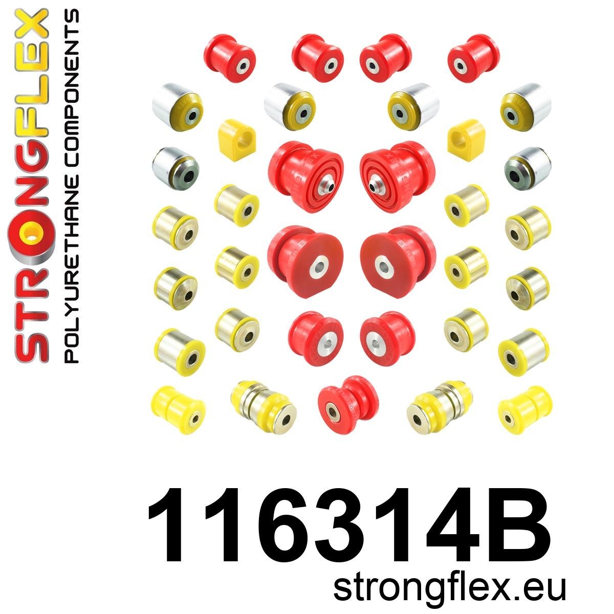 Strongflex Mercedes Complete ophangrubberset – 116314B 1 Strongflex Mercedes Complete ophangrubberset – 116314B