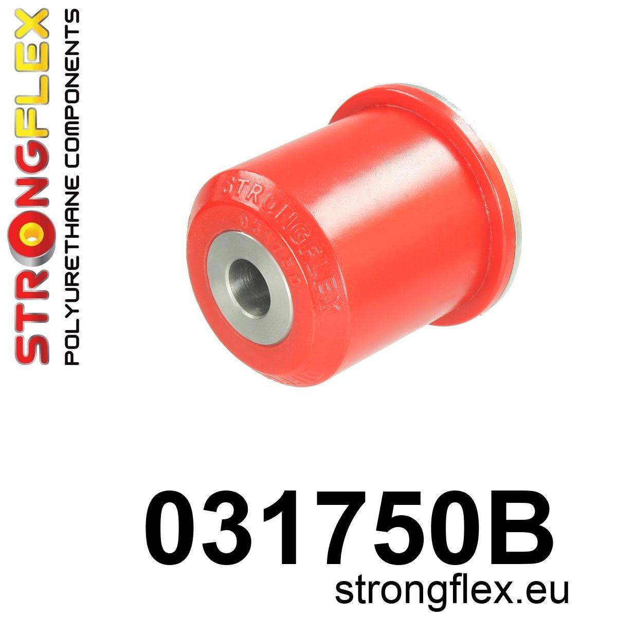 Strongflex Bmw Achterste differentieel voorste steun rubber – 031750BX ZWART 2 Strongflex Bmw Achterste differentieel voorste steun rubber – 031750BX ZWART - Afbeelding 2