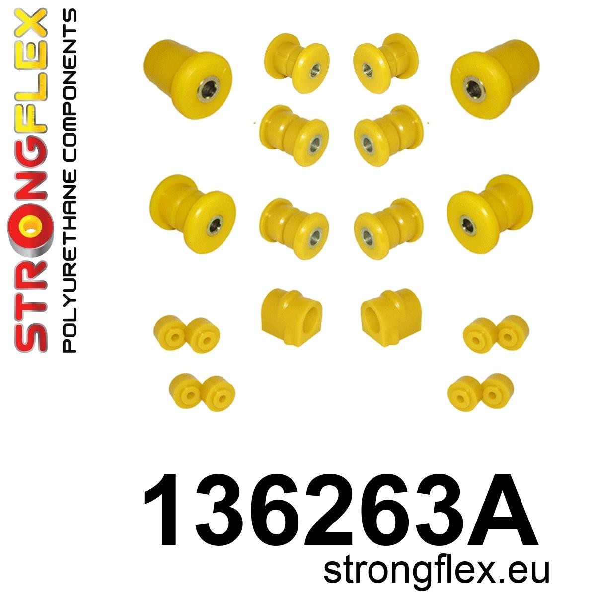 Strongflex Opel Vauxhall Voorste ophangrubberset SPORT – 136263A 1 Strongflex Opel Vauxhall Voorste ophangrubberset SPORT – 136263A