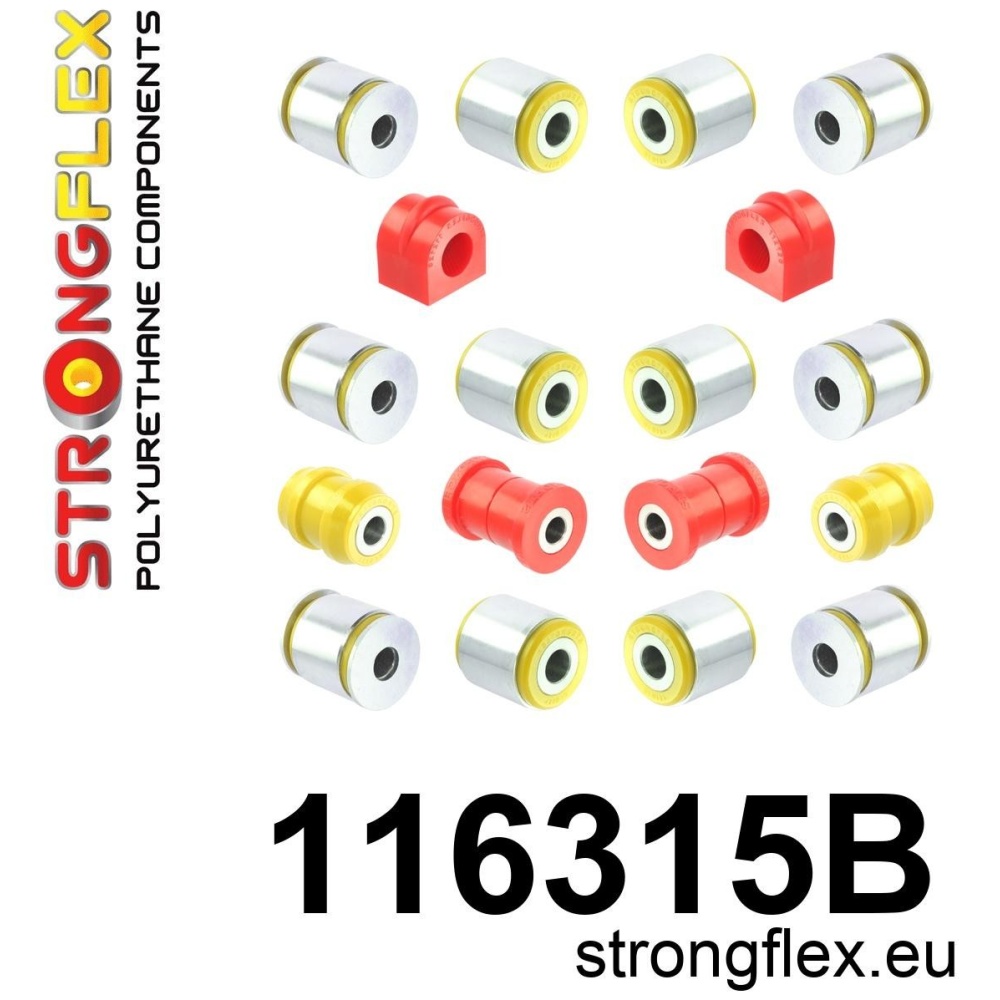 Strongflex Mercedes Achterste ophangrubberset – 116315B