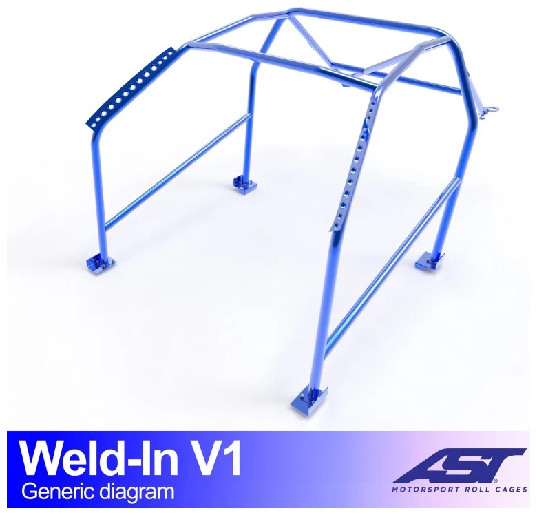 AST Einschweiß-Überrollkäfig BMW E36 Compact V1 1 Einschweiß-Überrollkäfig Compact V1 von AST Roll Cages für den BMW E36 Compact (3-Türer)