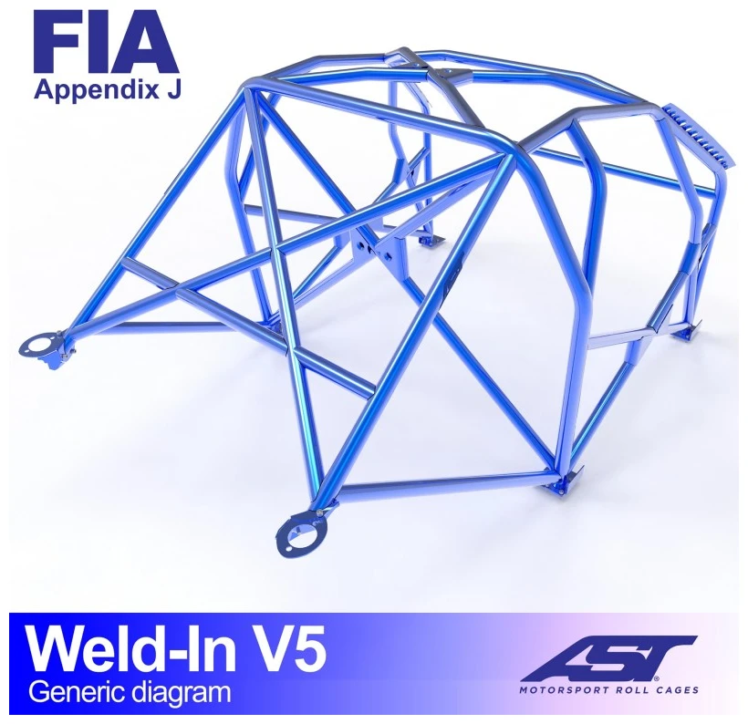 AST Arceau à souder BMW E46 Coupé V5 2 Structure tubulaire complète de l'arceau à souder AST le plus élaboré dans une BMW E46 Coupé