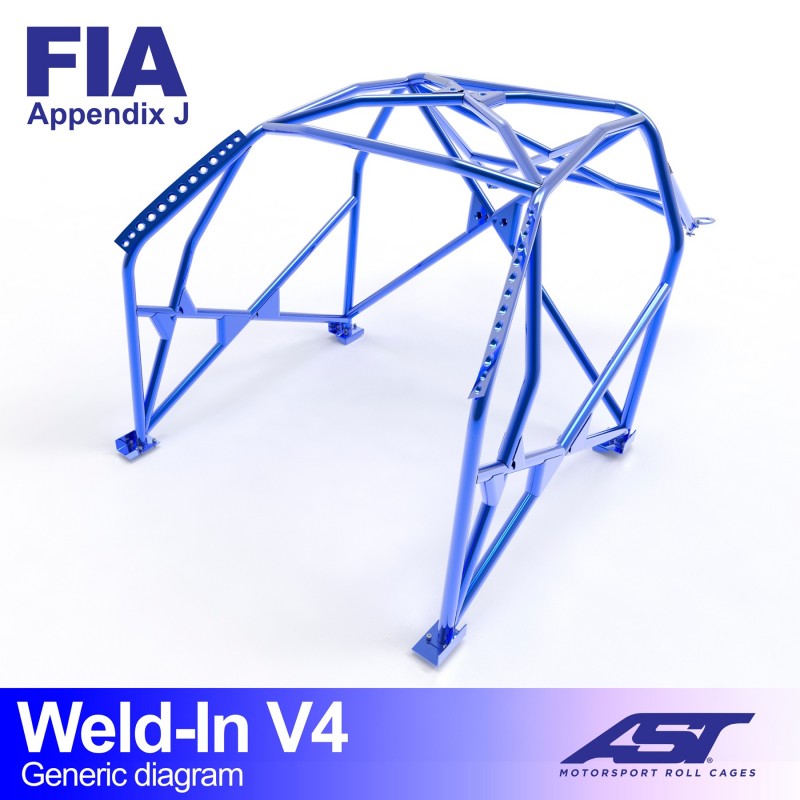 AST Inlas Rolkooi BMW E24 Coupé V4 1 Inlas E24 Coupé V4 rolkooi van AST Roll Cages voor de BMW 6-Serie E24 Coupé