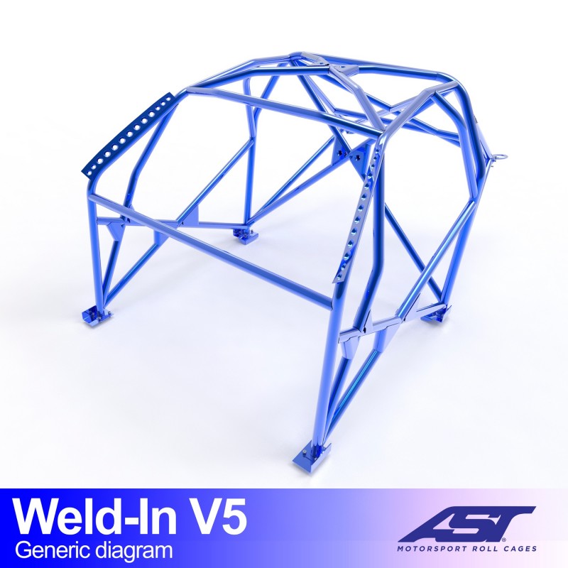 AST Inlas Rolkooi BMW E34 Touring V5 1 Inlas E34 Touring V5 rolkooi van AST Roll Cages voor de BMW E34 Touring
