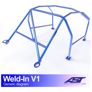 Inlas E46 Touring V1 rolkooi van AST Roll Cages voor de BMW E46 Touring