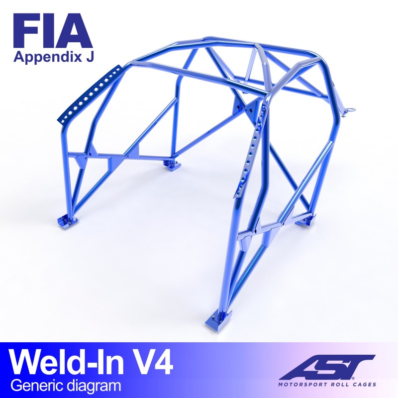 AST Inlas Rolkooi BMW E90 Sedan V4 1 Inlas E90 Sedan V4 volledige rolkooi van AST Roll Cages voor de BMW E90 sedan