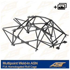 Multipoint E46 ASN volledige rolkooi van AST Roll Cages voor de BMW E46 Coupé