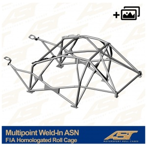 Multipoint E92 Coupé ASN FIA rolkooi van AST Roll Cages voor de BMW 3-Serie E92 Coupé