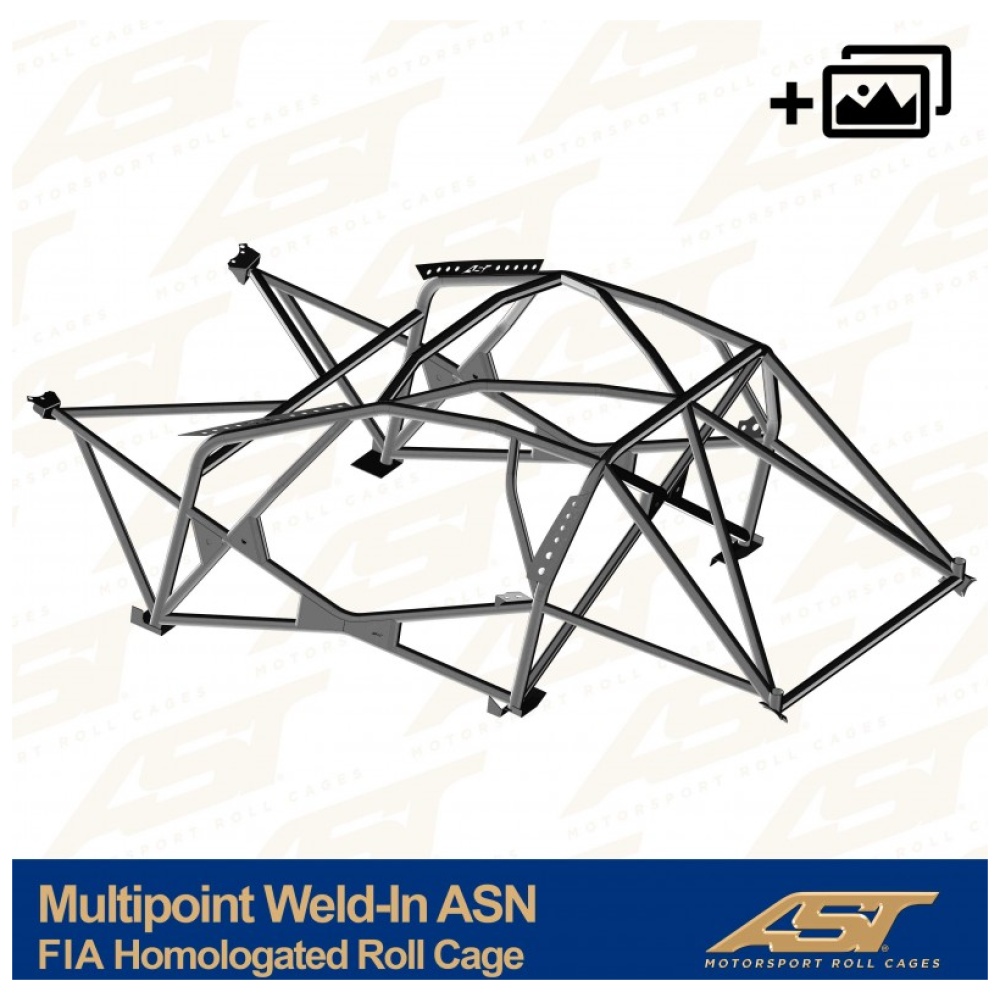 Multipoint F82 Coupé ASN FIA inlas rolkooi van AST Roll Cages voor de BMW M4 F82 Coupé