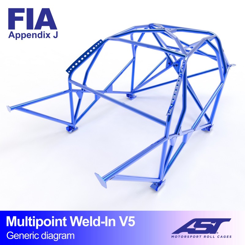 AST Multipoint Inlas Rolkooi Nissan Almera N15 3-deurs Hatchback V5 1 Multipoint Rolkooi Almera V5 voor de Nissan Almera N15 3-deurs Hatchback