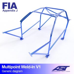AST Multipoint Inlas Rolkooi BMW E36 Sedan V1 - FIA lasrolkooi 45mm