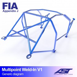AST Multipoint Inlas Rolkooi BMW E36 Sedan V1 - FIA lasrolkooi 45mm