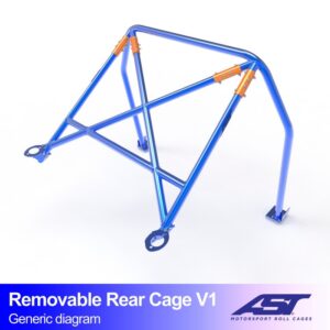 AST Uitneembare Achterkooi BMW E36 Sedan V1 - halve rolkooi 45mm