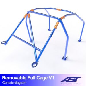 AST Uitneembare Rolkooi BMW E36 Sedan V1 - volledige rolkooi 45mm