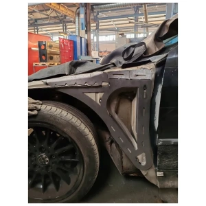 E36 Coupé chassisversteviging voorzijde van 3 mm S355-staal