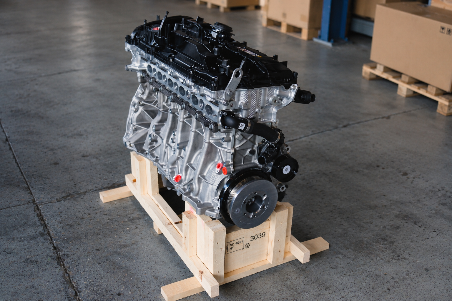 Nieuwe BMW B58 Gen 2 (B58B30C, motorcode B58B30M1) 2-Port Long Block – Origineel BMW – 1 Jaar Garantie 1 Nieuwe BMW B58 Gen 2 6-port long block origineel BMW