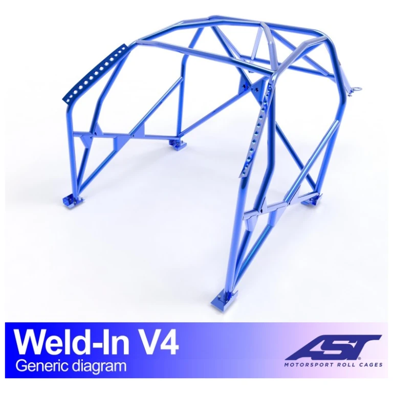 Inlas Supra A90 V4 van AST Roll Cages voor de Toyota Supra Mk5 A90 2-deurs Coupé