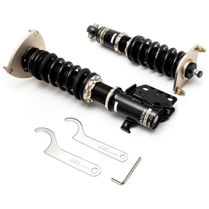 BC Racing BR schroefset 1M Coupe voor de BMW 1M Coupe E82, verstelbaar in hoogte en demping