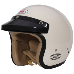 Bell 500-TX Classic open face helm in Heritage White glans
