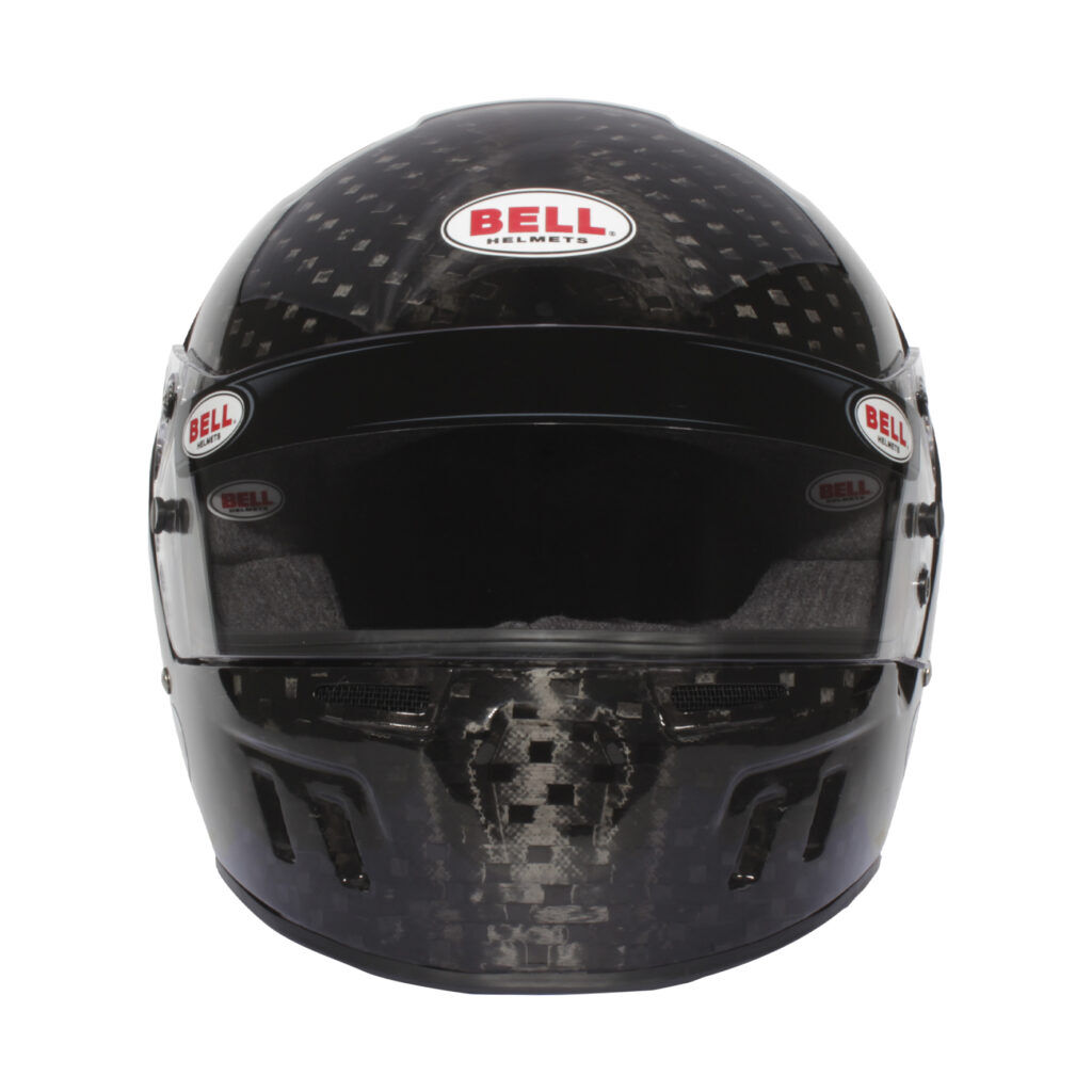 Bell GT6 Carbon full face helmet 3 Bell GT6 Carbon helm recht van voren met brede oogopening