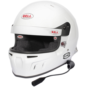 Bell GT6 Rally rallyhelm in wit met Sunscreen Short Visor