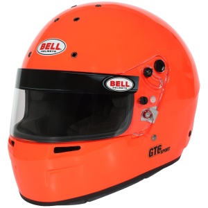 Bell GT6 Sport Offshore helm in oranje, schuin vooraanzicht