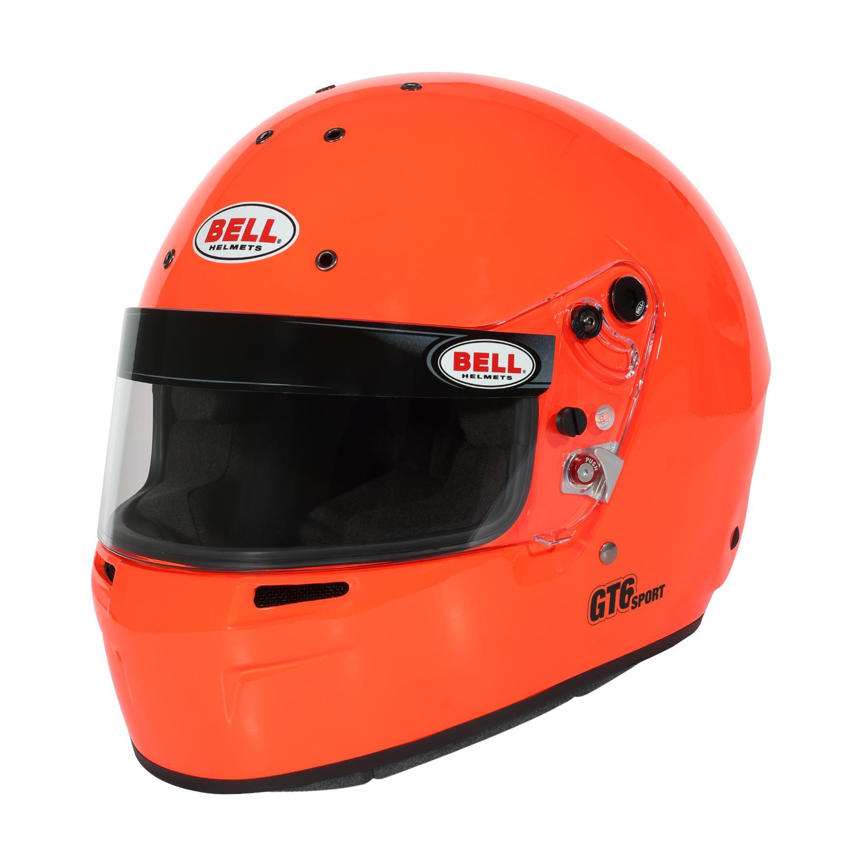 Bell GT6 Sport Offshore helm 1 Bell GT6 Sport Offshore helm in oranje, schuin vooraanzicht
