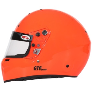 Bell GT6 Sport Offshore helm in oranje, schuin vooraanzicht