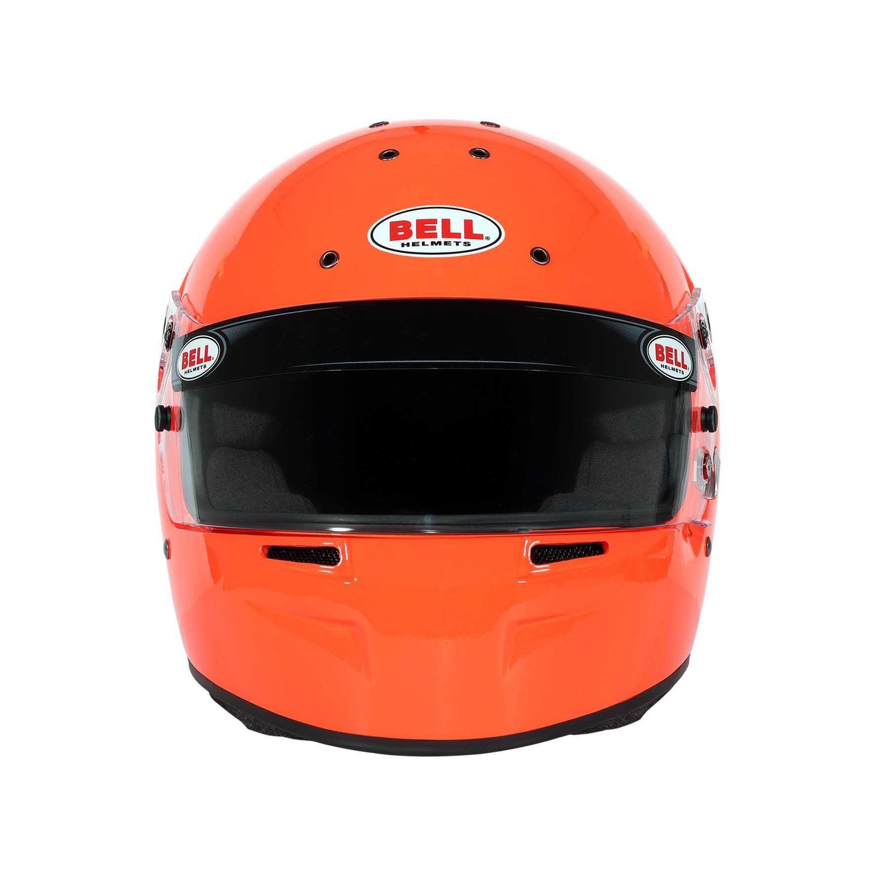 Bell GT6 Sport Offshore helm 3 Vooraanzicht van de oranje GT6 Sport Offshore met groot vizier
