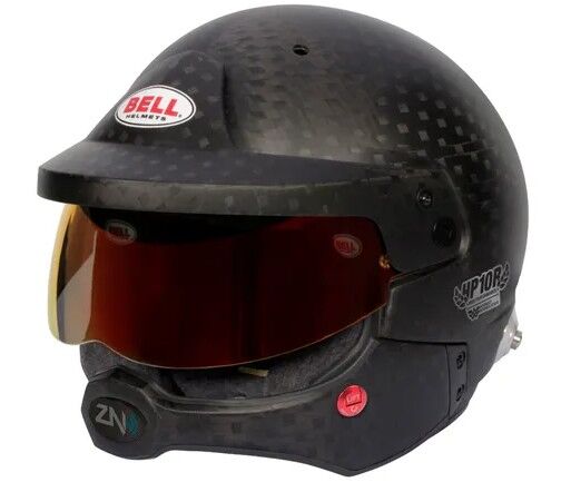 Bell HP10 Evo-II Rally WW Carbon rallyhelm 1 Bell HP10 Evo-II Rally WW carbon rallyhelm met kinbeugel