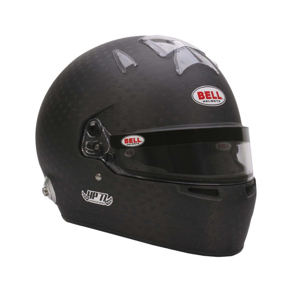 Bell HP77 EVO-IV ABP integraalhelm 5 Achteraanzicht van de HP77 met HANS-ankers af fabriek