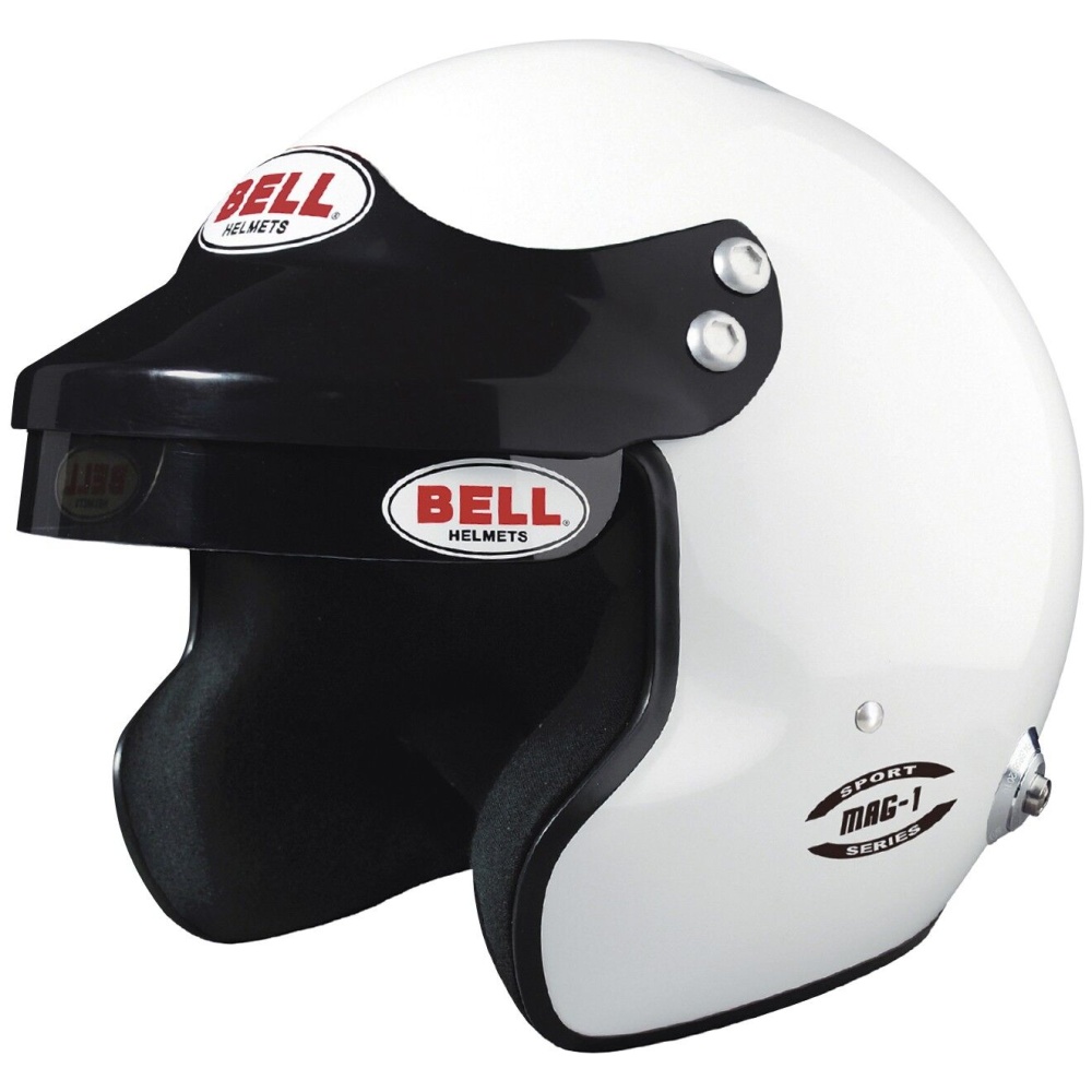 Bell MAG-1 Sport open face helm in wit