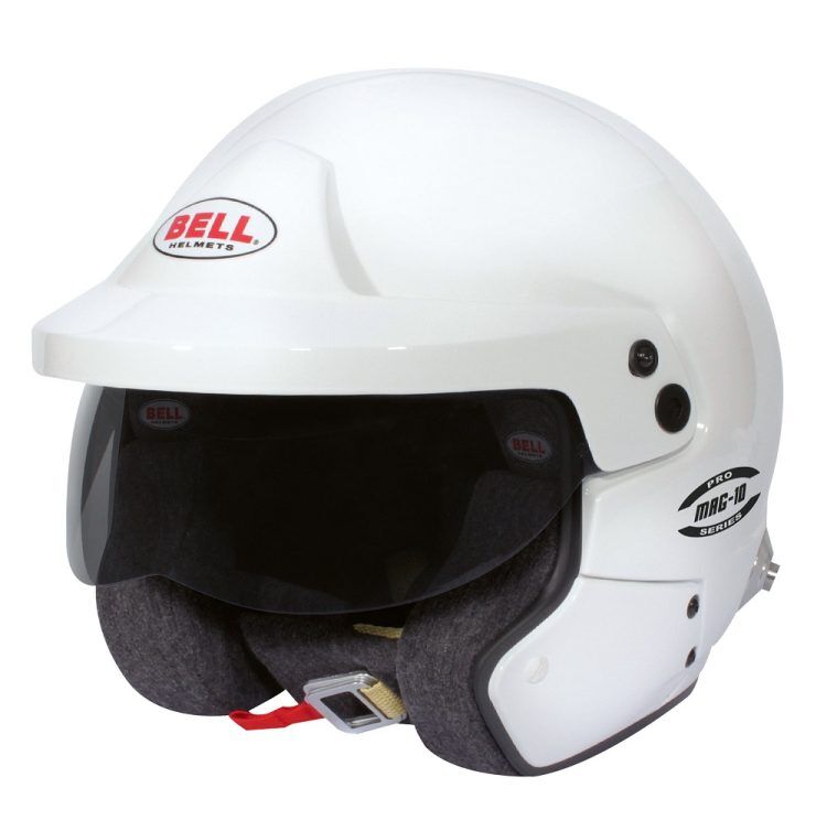 Bell MAG-10 Pro open face helm 1 Bell MAG-10 Pro open face helm in wit met zonneklep