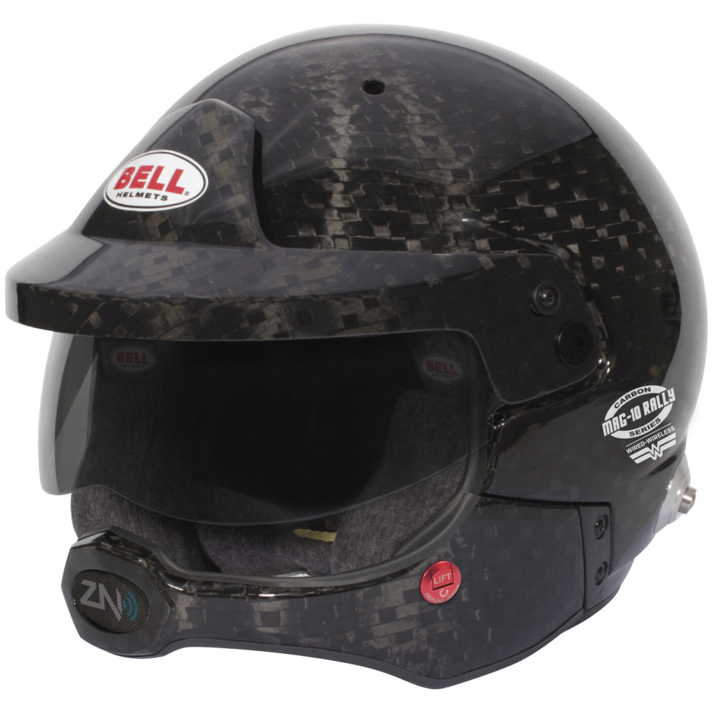 Bell MAG-10 Rally Ultra Carbon rallyhelm in hoogglans carbon