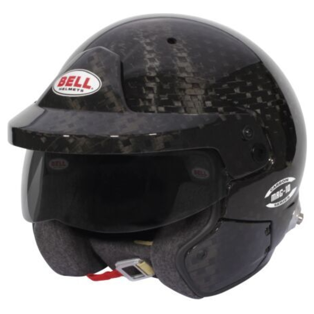 Bell MAG-10 Ultra Carbon open face helm met carbon zonneklep