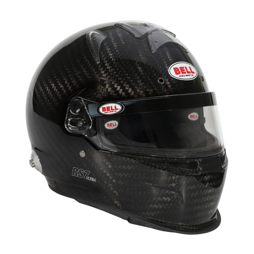 Bell RS7 Ultra Carbon Duckbill full face helmet 6 Detail van het DSAF vizier met SmartLock op de duckbill helm