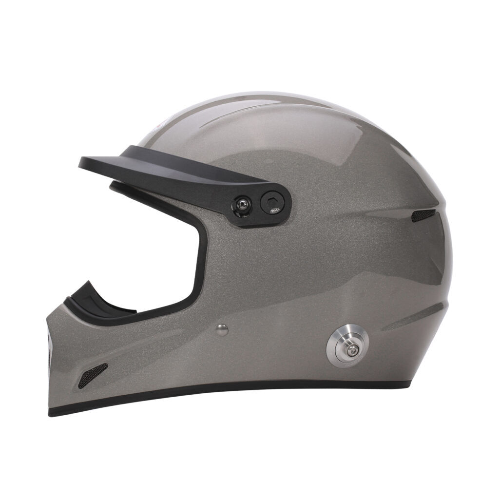 Bell X-1 Rally casque rallye 2 Linkerzijde van de cross-rallyhelm met microfoonboom en spiraalkabel