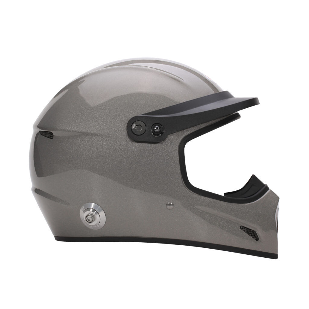 Bell X-1 Rally casque rallye 4 Rechterzijde van de copilotenhelm met geluidsisolerende oorschelpen