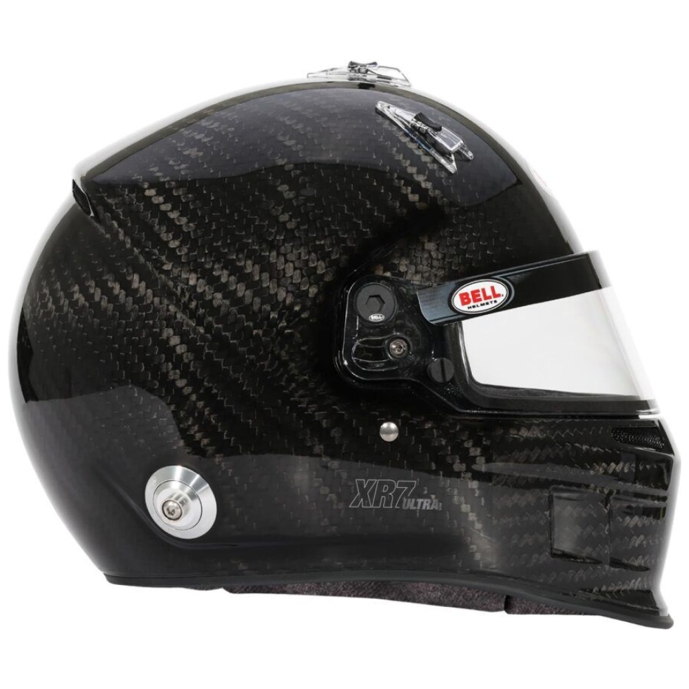 Bell XR7 Ultra Carbon integraalhelm met duckbill voor asfaltraces