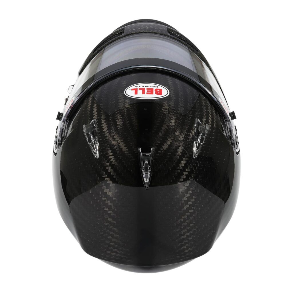 Bell XR7 Ultra Carbon integraalhelm 3 Achteraanzicht van de circuithelm met direct-flow ventilatie