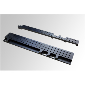 Stoelplatform bestuurder van zwart geanodiseerd aluminium voor BMW E30, E36 en E46