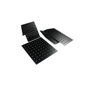 BMW E30 vloerpanelen en voetsteun van 3 mm aluminium met reliëf