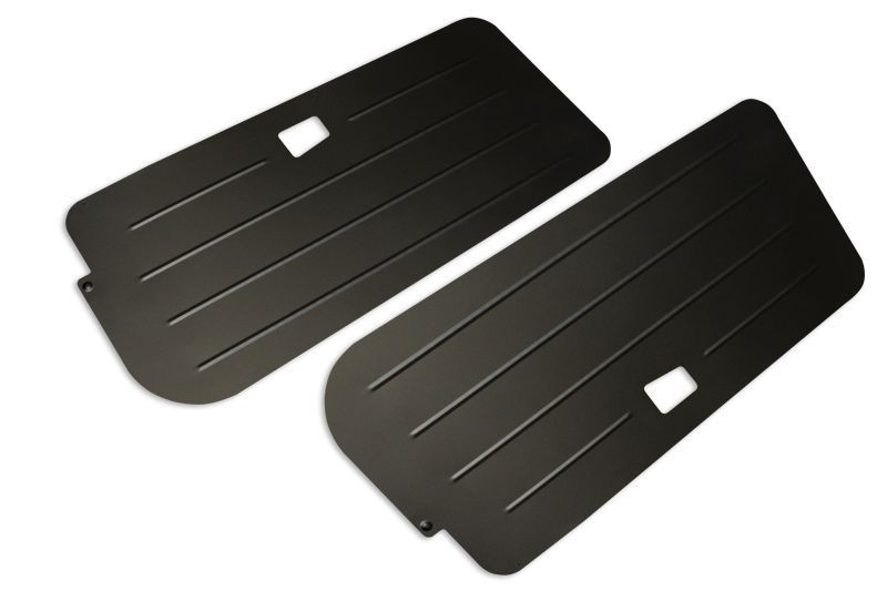 BMW E36 Compact Door Panels Front 2 E36 Compact door panels in black powder-coated aluminium, set of two