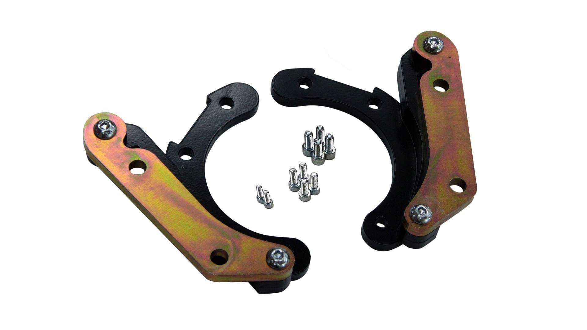 BMW E36 Supports Doubles d'Étriers Modèle à Visser pour Frein à Main Hydraulique 5 Supports double étrier E36, kit gauche et droite avec vis de montage